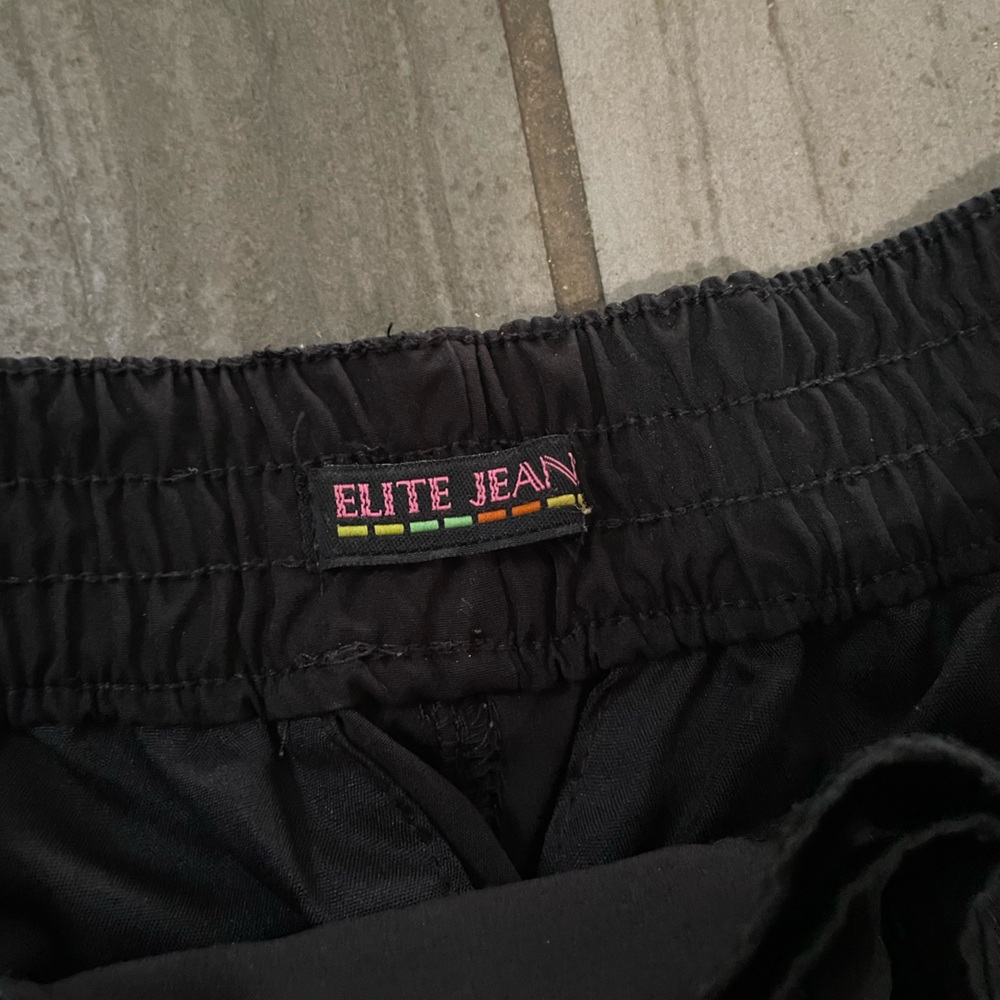 Women Classic Black Cargo Pants Size S Comfortable YK2 - Picture 5 of 9
